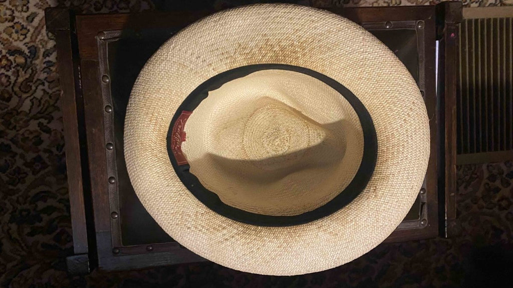 How to clean a Panama hat - sweat stains, mould, dirt and spills