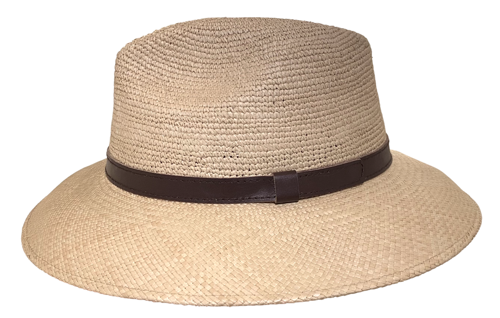 Golden traveller Panama hat crushable rollable brim down all round
