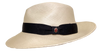 Truffaux Golden casablanca Fino Panama hat soft supple and elegant side