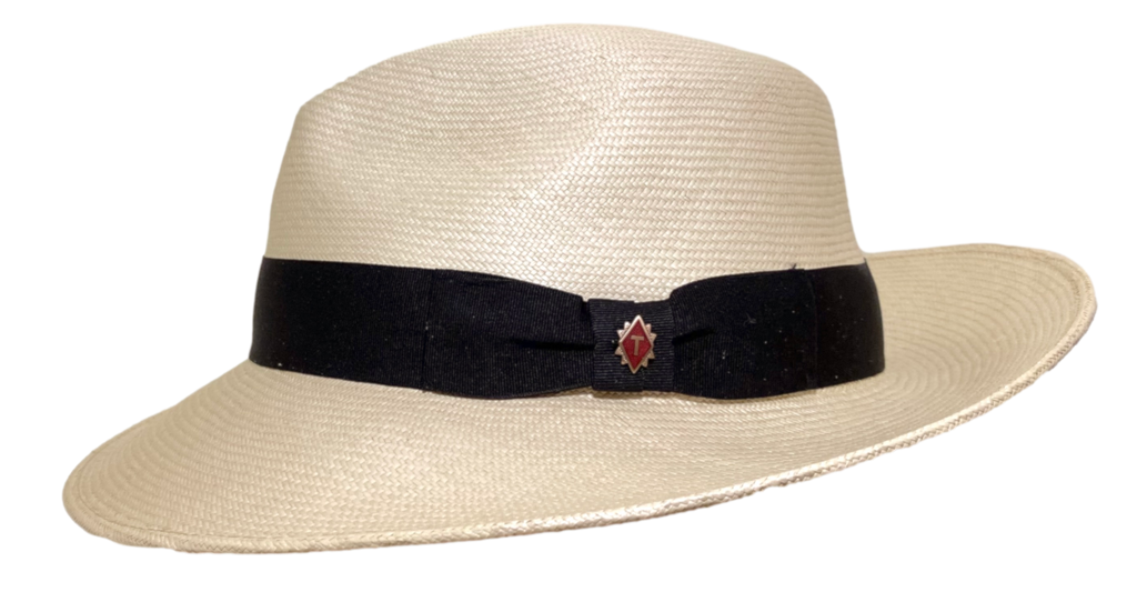 Truffaux Golden casablanca Fino Panama hat soft supple and elegant side