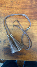 Install leather Hat Strap