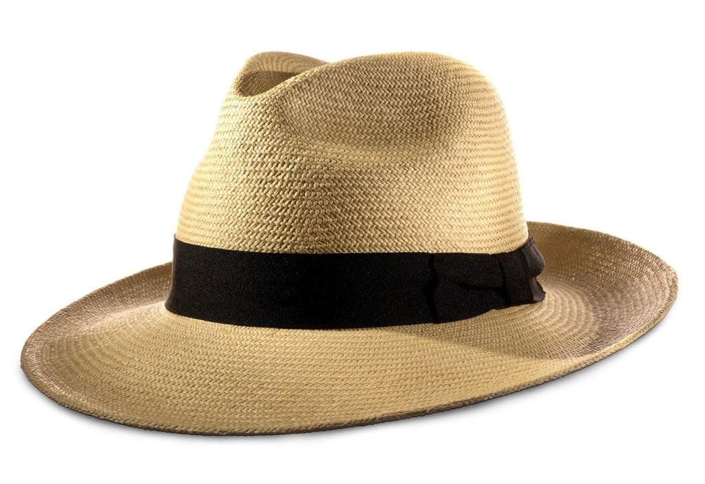 Camel Casablanca Fedora - Truffaux Hatmakers genuine Truffaux Panama hats, Australia, USA
