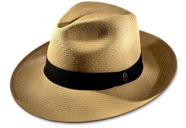 Camel Casablanca Fedora - Truffaux Hatmakers genuine Truffaux Panama hats, Australia, USA