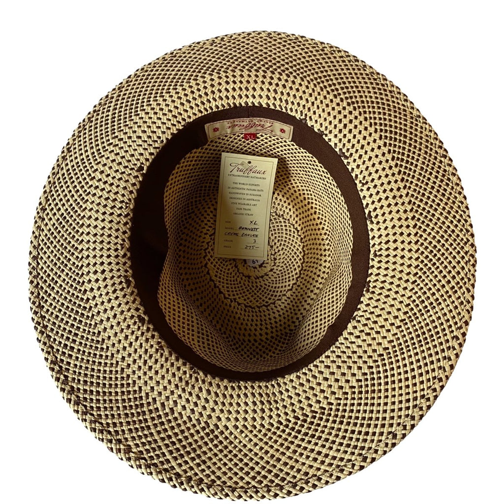 Creme Brulee Sun Hat - Truffaux Hatmakers genuine Truffaux Panama hats, Australia, USA