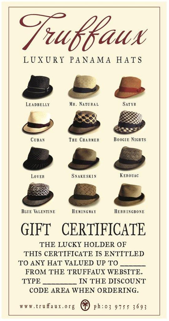 Types of deals panama hats