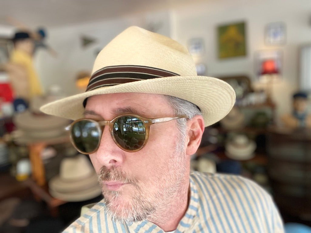 The Open Crown Panama - Truffaux Hatmakers genuine Truffaux Panama hats, Australia, USA