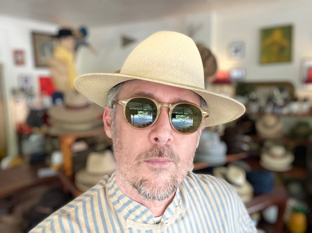 The Open Crown Panama - Truffaux Hatmakers genuine Truffaux Panama hats, Australia, USA